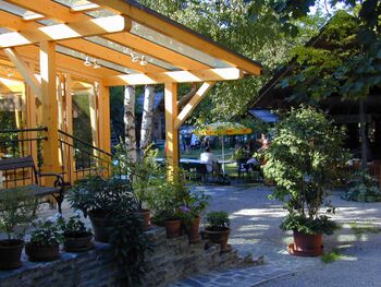 Wintergarten Morgensonne von außen