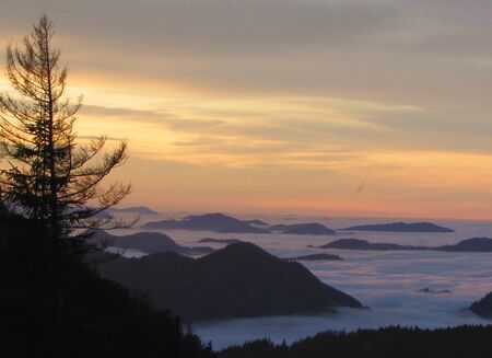 Ötschblick im Herbst