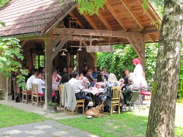 Nicht mitgezeählt: Sommerseminarräume wie Pfluaghittn
