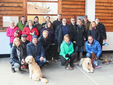 Stockschiessen mit Gästen zu Silveter