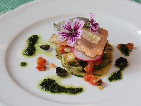 gegrillte Fisch-Vorspeise