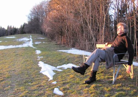 Gaisbühelwiese - Wintersonne - Herr Horn