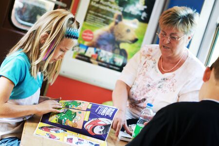 Kinder in der Mariazellerbahn
