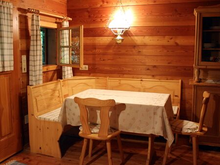 Troadkasten innen - die Sitzecke