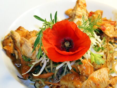 Mohn als hübsch uns "gschmackige" Dekoration