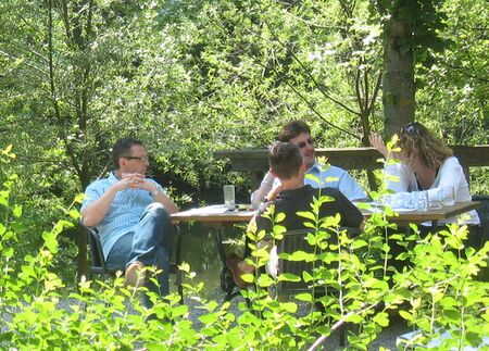 Gruppenarbeit im Grünen